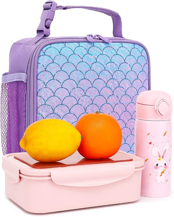 FlowFly Kids Lunch box Insulated Soft Bag Mini Cooler Back to School Thermal - Image 6