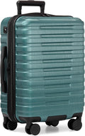U.S. Traveler Boren Polycarbonate Hardside Rugged Travel Suitcase Luggage by USTraveler