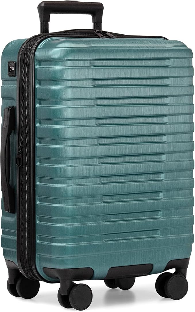 U.S. Traveler Boren Polycarbonate Hardside Rugged Travel Suitcase Luggage by USTraveler