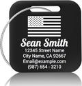 Personalized Engraved Metal Luggage Tags by FamiB