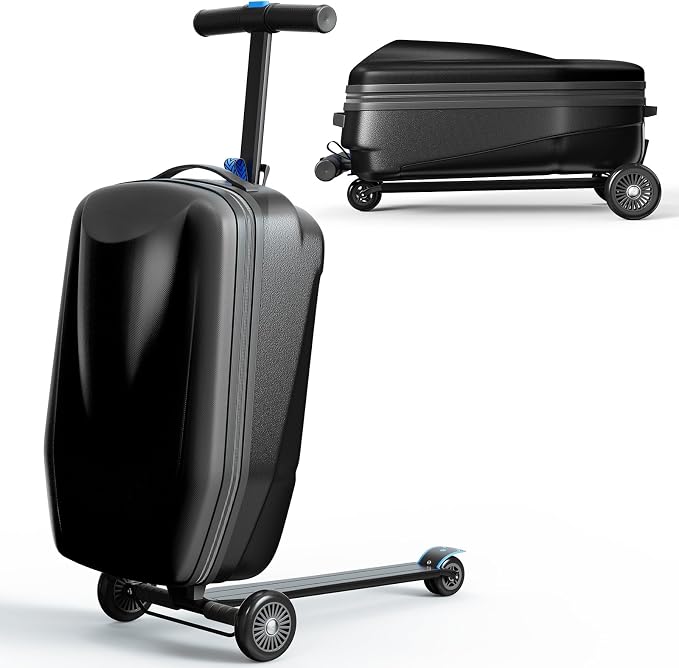 Scooter Hardshell Kids' Luggage, Foldable Carry on Kids Suitcase - Image 8