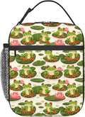 Frog Insulated Lunch Box for Women Men Frog Lunch Bag for Travel, or Fishing by cromcu