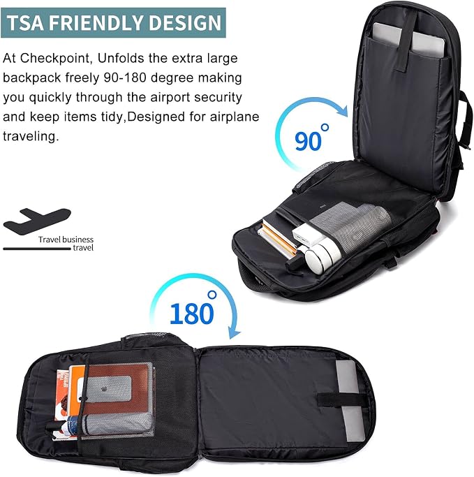 Lunch Bag Backpack, Insulated Cooler Lunch Box Backpack, Extra Large 17inch - Image 8