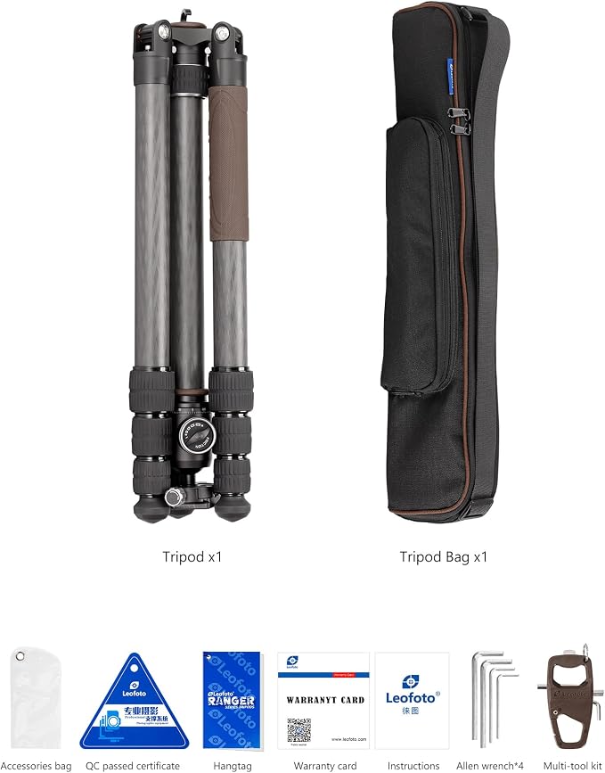 Portable Travel Tripod, Carbon Fiber Camera Tripod - Image 7