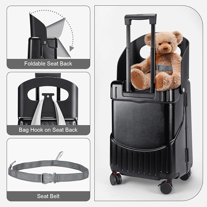 MRPLUM Ride On Luggage with Seat - Image 3