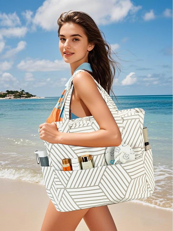 Waterproof Beach Tote Pool Bags - Image 7