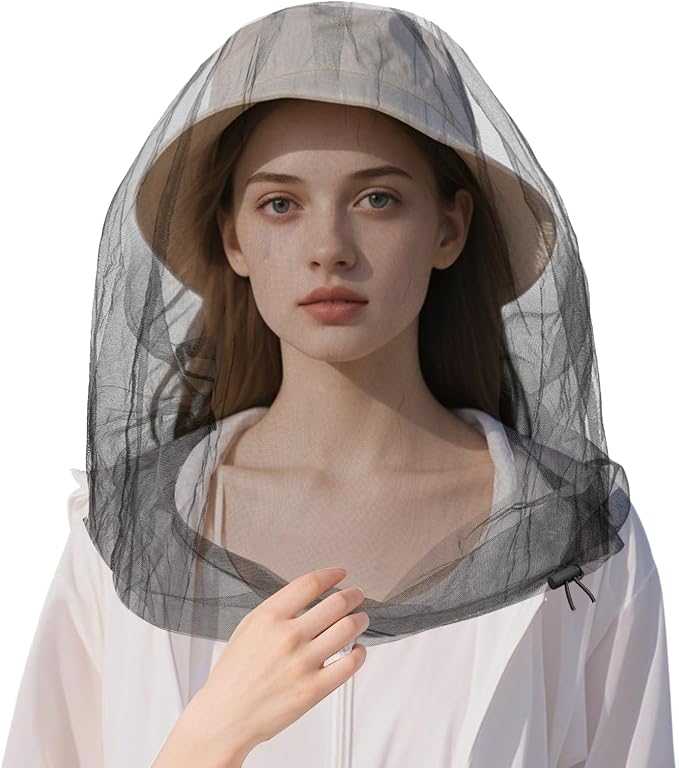 Oversized Mosquito Net 42 x 25 Inches Ultra Large Mosquito Head Net Face Neck by Unknown