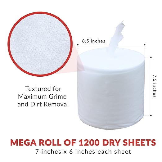 Dry Wipe Kit: 7200 Wipes: Make Your Own Wet Wipes Using Your Preferred Cleaning - Image 2