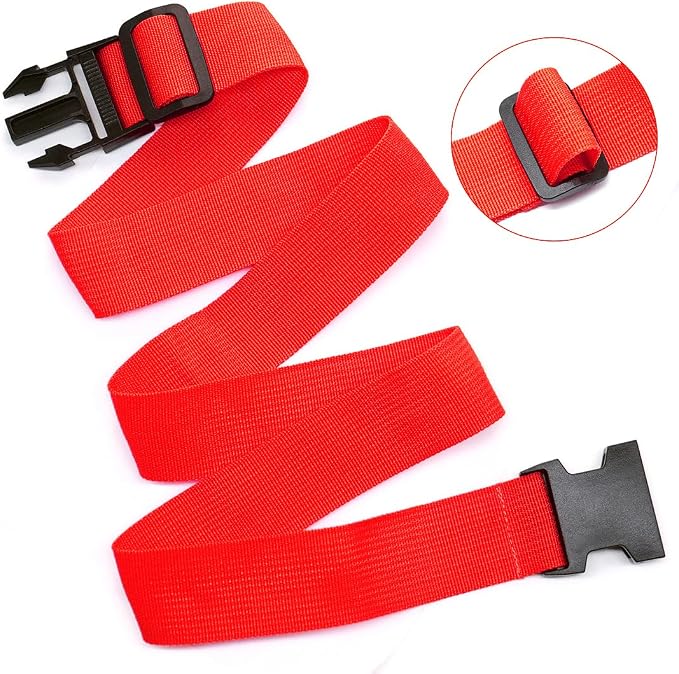 4Pack Luggage Straps for Suitcases, Travel Connector for Carry On Bag, Add Bag - Image 2