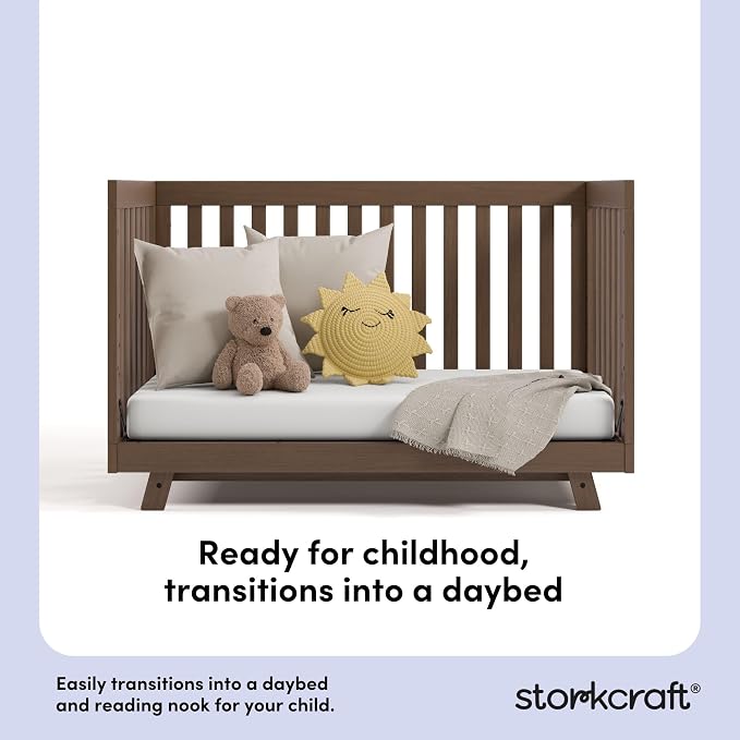 Storkcraft Beckett Grow-with-Me Convertible Crib – GREENGUARD Gold Certified - Image 7