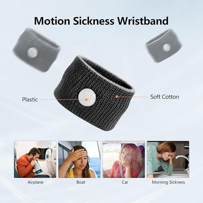 Motion Sickness Wristband, Anti-Nausea Acupressure Wrist Band - Image 2