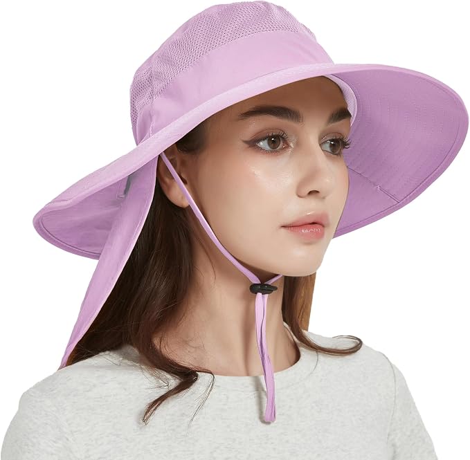 Fishing Hat Breathable Wide Brim Sun Hats by Ruqizhi