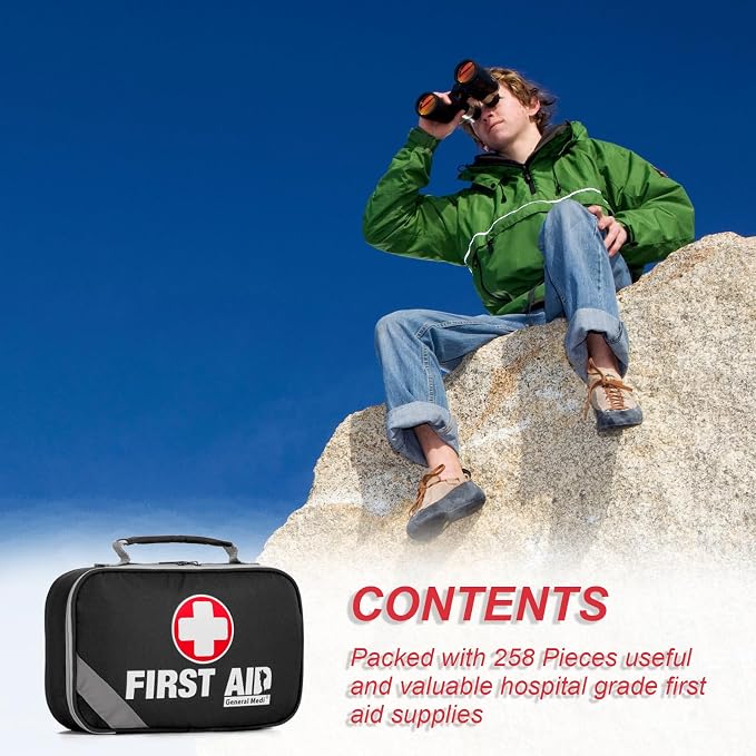 General Medi 2-in-1 First Aid Kit + 43 Piece Mini First Aid Kit -Includes Ice - Image 8