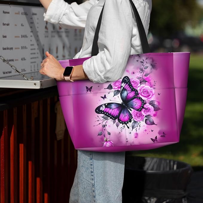 Beach Bag for Women Beach Tote Bag Waterproof Sandproof Large Bags - Image 7