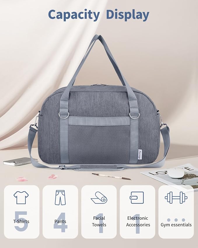 Narwey For Spirit Airlines Personal Item Bag 18x14x8, Small Duffle Bag for - Image 6