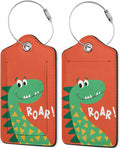 2 Pack Luggage Tags, Leather Suitcase Tags by Unknown