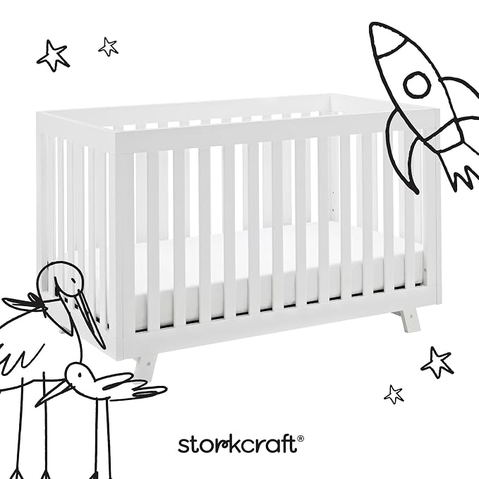 Storkcraft Beckett Convertible Crib – Converts from Baby Crib to Toddler Bed - Image 7