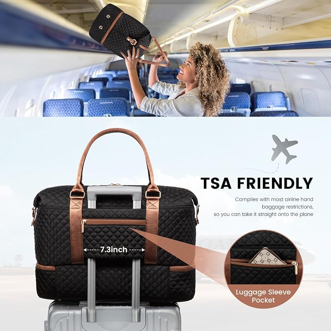 LOVEVOOK Travel Duffle Bag, Weekender Bags - Image 4