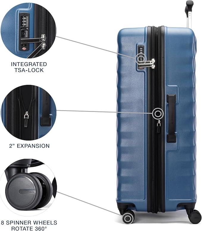 Travelpro Maxlite Air V2 Hardside Expandable Checked Luggage, 8 Spinner Wheels - Image 4