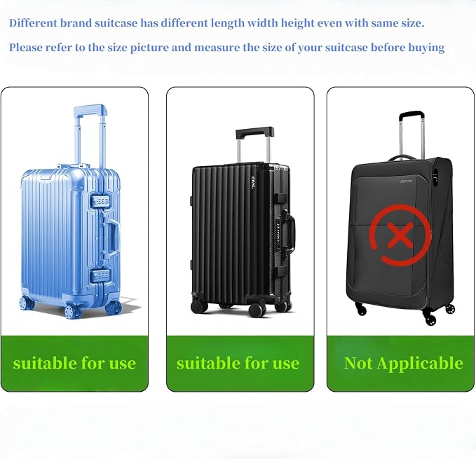 Luggage Cover Clear PVC Suitcase Covers - Image 7