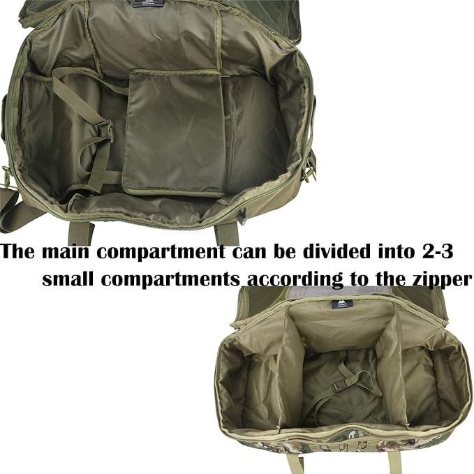 3 In 1 Military Backpack Travel Duffle Bag - Image 5