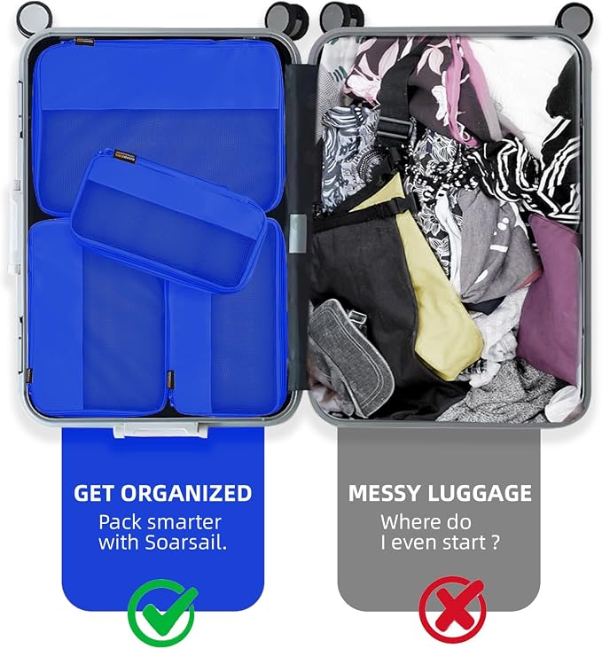 4 Piece Compression Packing Cubes - Image 6
