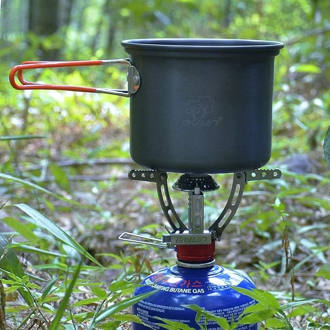 Bulin 24/13/11/8/4 PCS Camping Cookware Mess Kit Lightweight Backpacking - Image 3