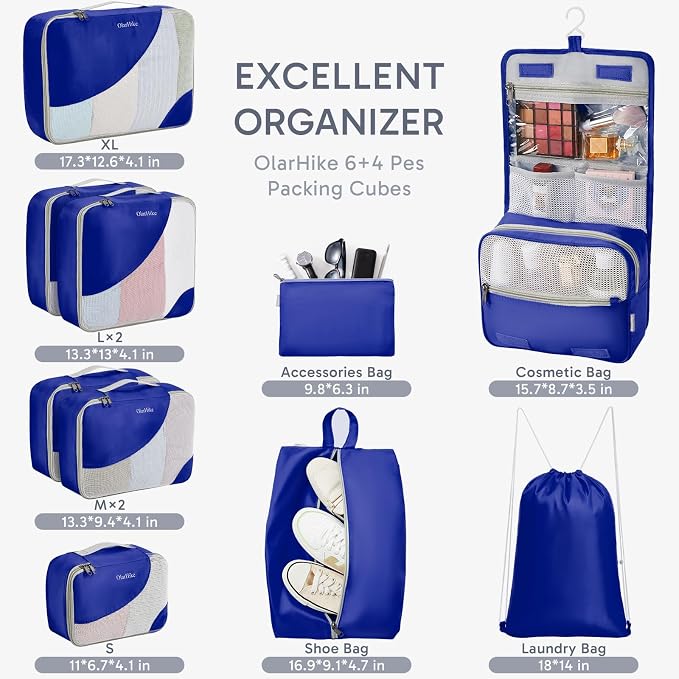 ALL INCLUDED 10 Set Durable Packing Cubes - Image 2