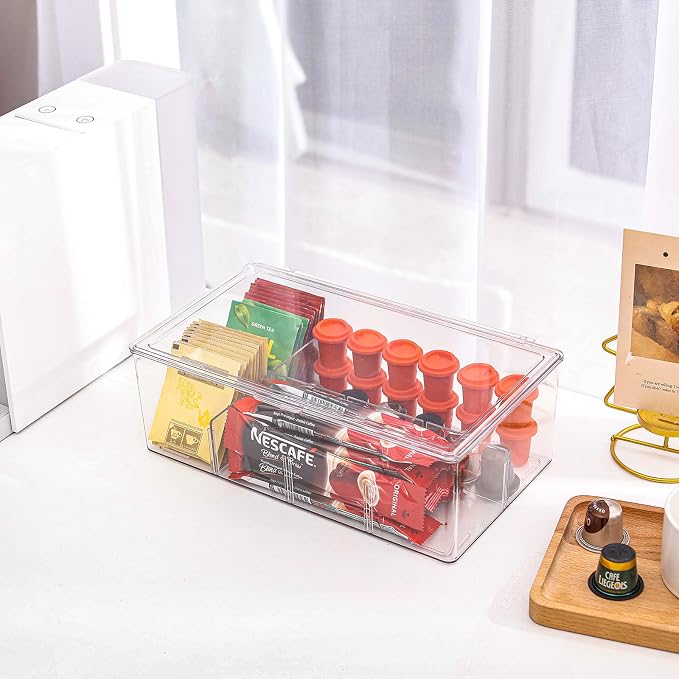 Yesesion Clear Plastic Cord Organizer Box - Image 8
