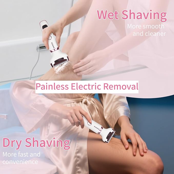 Electric Razors LED Display for Women Men, 2025 Wet/Dry Lady Shaver, 4 in 1 - Image 4