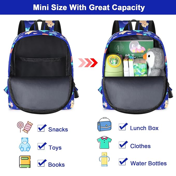 Accmor Toddler Backpack Leash, Cute Dinosaur Kids Backpack - Image 3