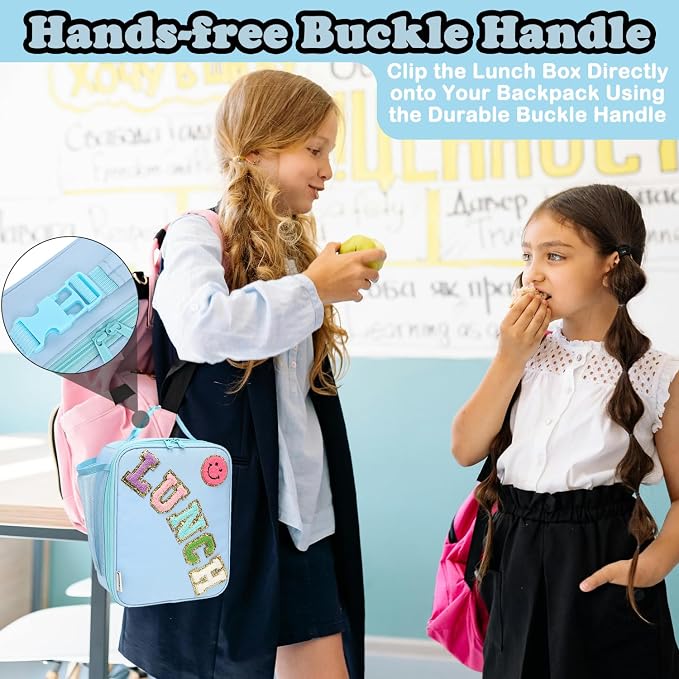 FlowFly Lunch box Insulated Soft Bag Mini Cooler Back to School Thermal Meal - Image 2