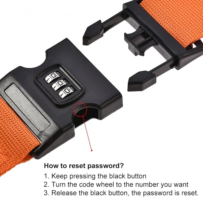 uxcell Luggage Straps Suitcase Belts - Image 2
