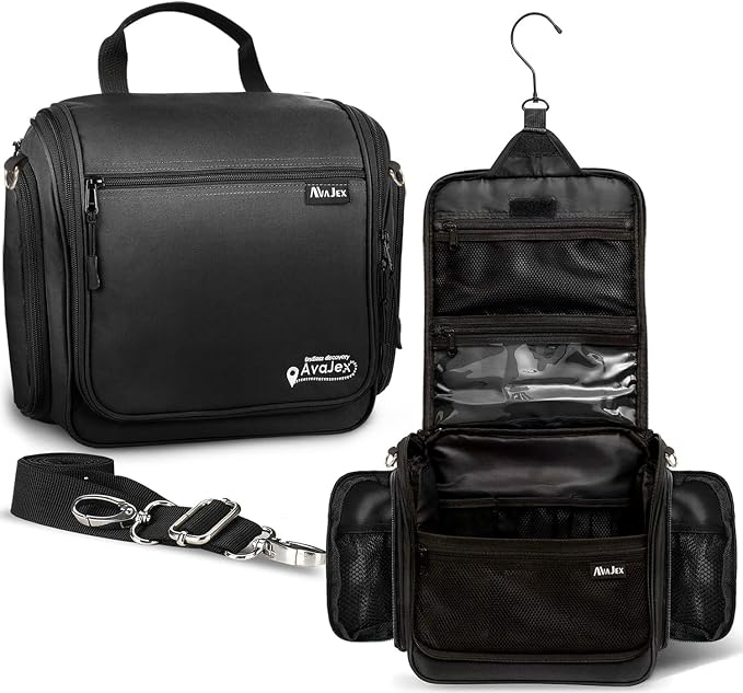 Extra Large Hanging Travel Toiletry Bag by AvaJex