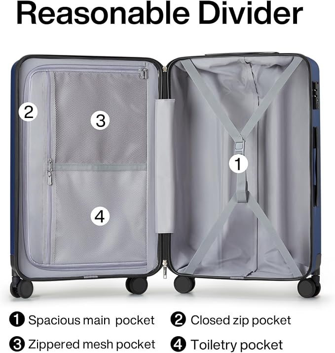 Hanke Luggage Sets 2 piece Carry On Luggage - Image 6