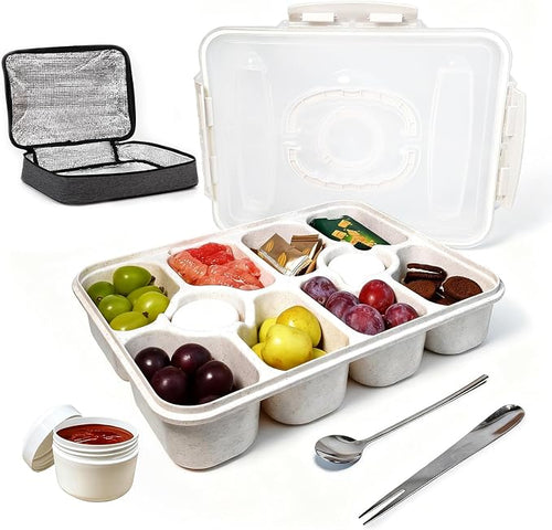 10-Compartment Insulated Snackle Box by Unknown