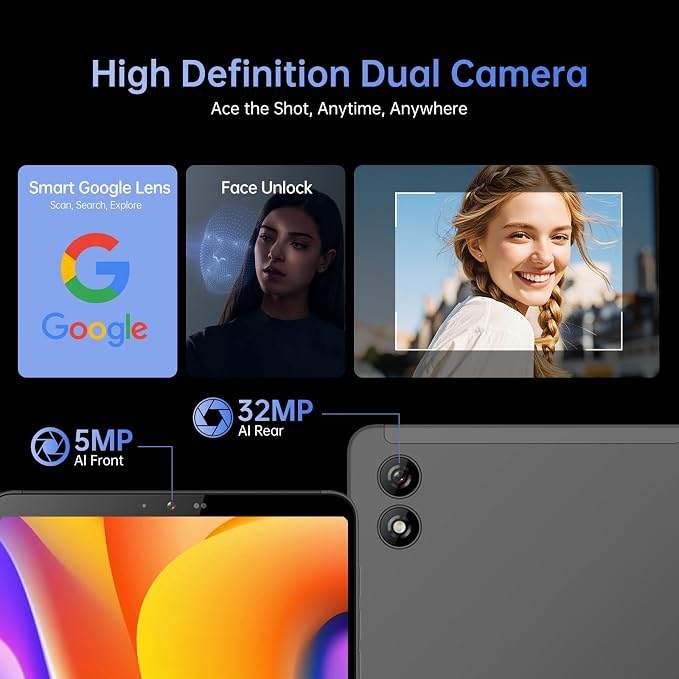 Android Tablet, 8.4 inch Android 14 Snapdragon 685 Processor, 12GB RAM 128GB - Image 6