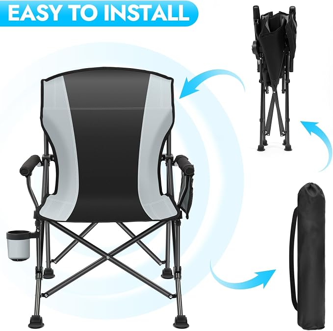 Oversized Folding Camping Chair - Image 3