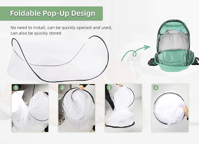 78 * 32 * 22 Inch Large Up Mosquito Tent, Portable Foldable Mosquito Net - Image 5