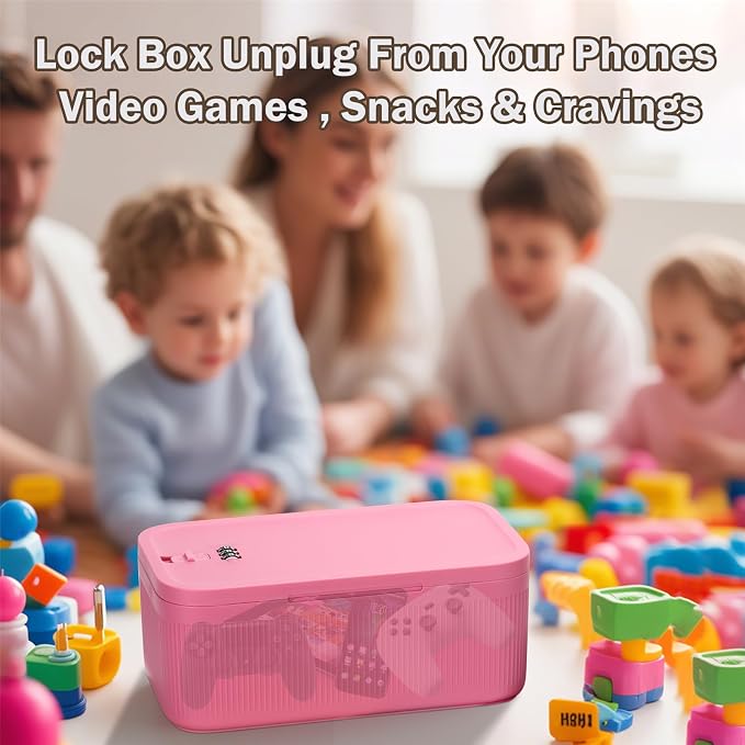 Sanidika Lockable Storage Box, Locking Medicine Box, Cell Phone Locked Jail - Image 6