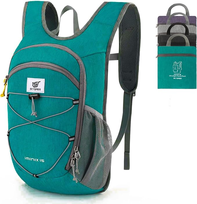 SKYSPER 15L/20L Foldable Hiking Backpack Lightweight Packable Travel Daypack by SKYSPER