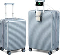 Hard Shell Suitcases Expandable Travel Luggage Sets 2 Piece, Carry on and Check by HanTrip