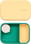 BLUE GINKGO Silicone Lunch Box Set – Durable Heavy-Duty Silicone Bento Box by BLUEGINKGO