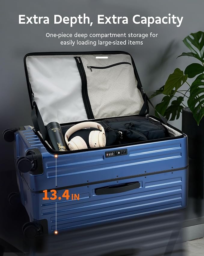 Checked Luggage, Large Suitcase 29 Inch Trunk Luggage - Image 2