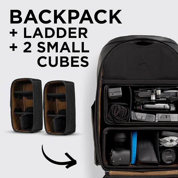 NOMATIC Peter McKinnon Camera Pack 25L, Ladder & 2 Small Camera Cubes - Image 2