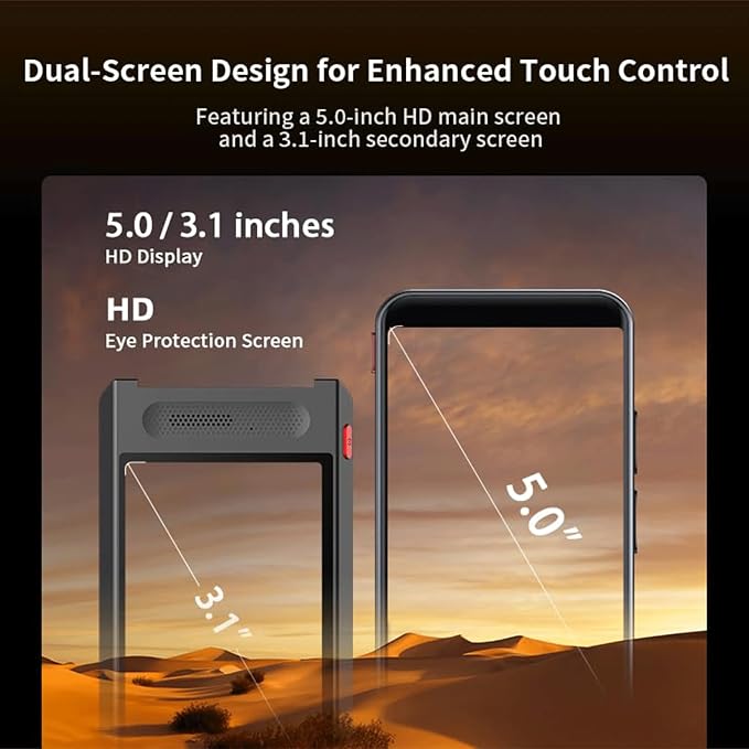 iTour D-pro Language Translator Device, Realtime Detachable Dual Screen AI - Image 3
