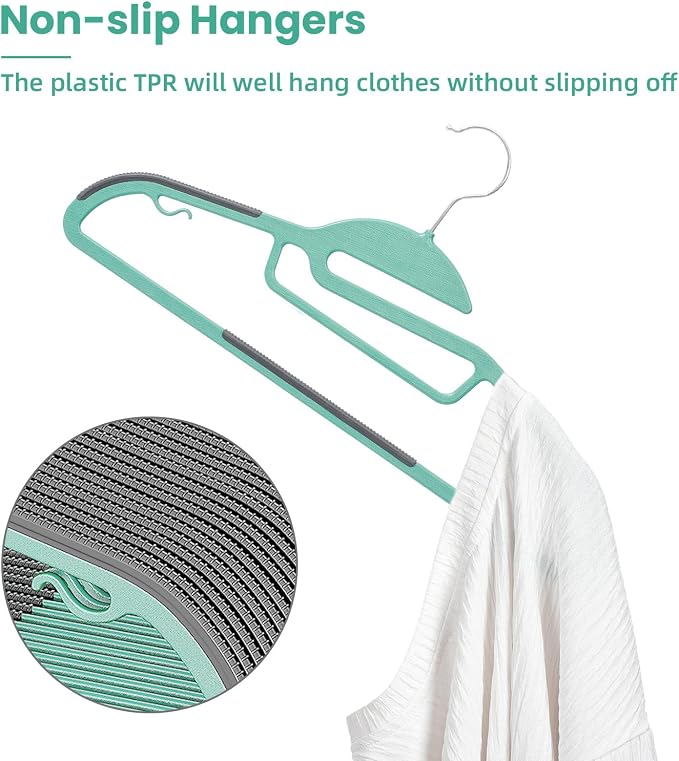 BAGAIL Plastic Hangers 50 Pack - Image 3