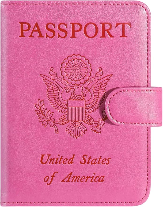 Passport Holder Cover Wallet RFID Blocking Leather Card Case Travel Accessories by PASCACOO