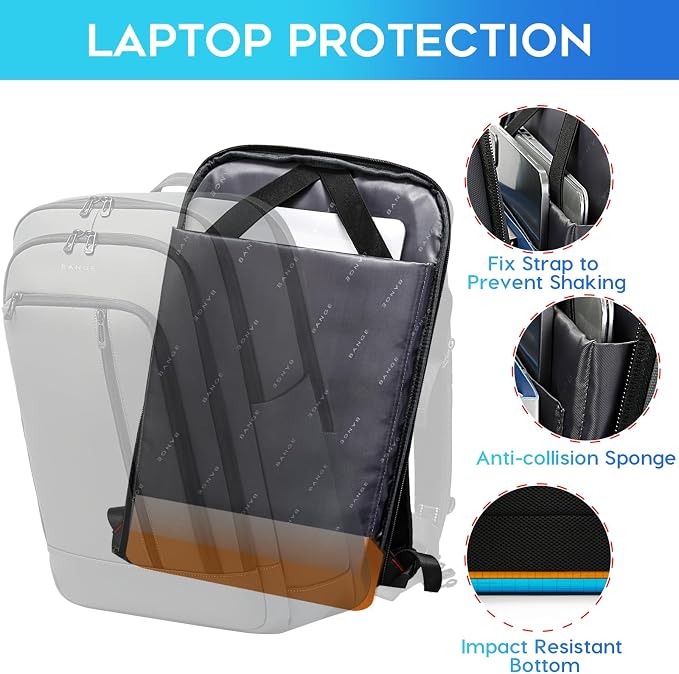 BANGE 28L Everyday Carry Backpack – Fits 15.6 Inch Laptop, Waterproof & Durable - Image 6