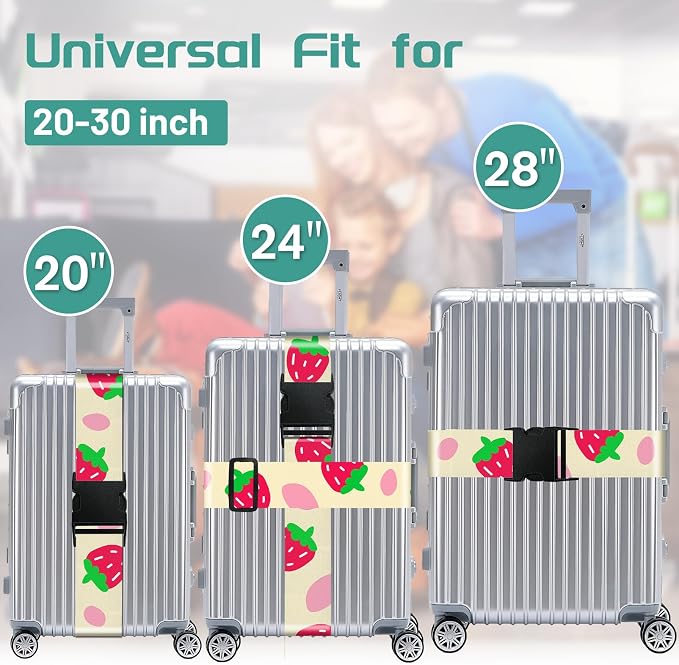 Slohif Luggage Straps for Suitcases Travel Belt Accessories Luggage Connector - Image 3
